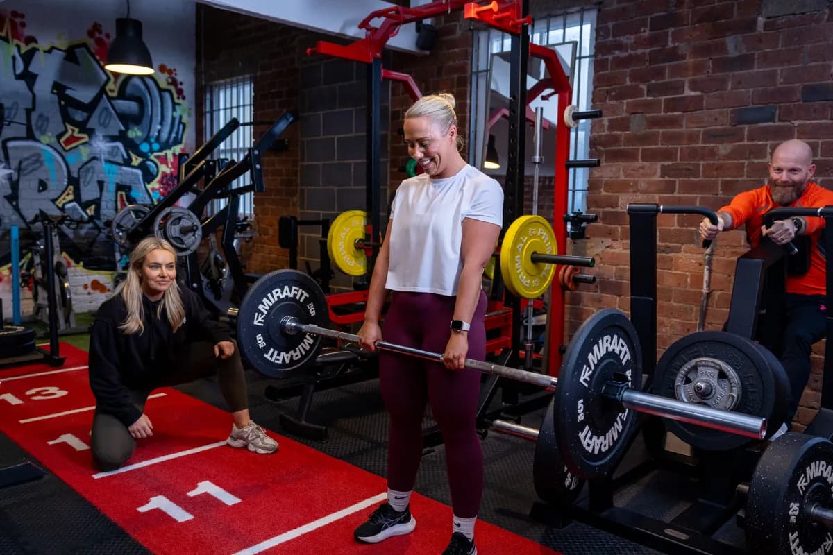 Deadlift training at Yard Gym